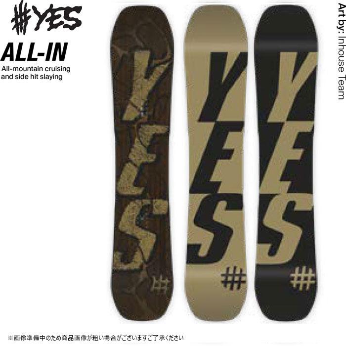 YES 予約 25-26 イエス オールイン スノーボード 板 ALL-IN YES 予約 25-26 イエス オールイン スノーボード 板 ALL-IN