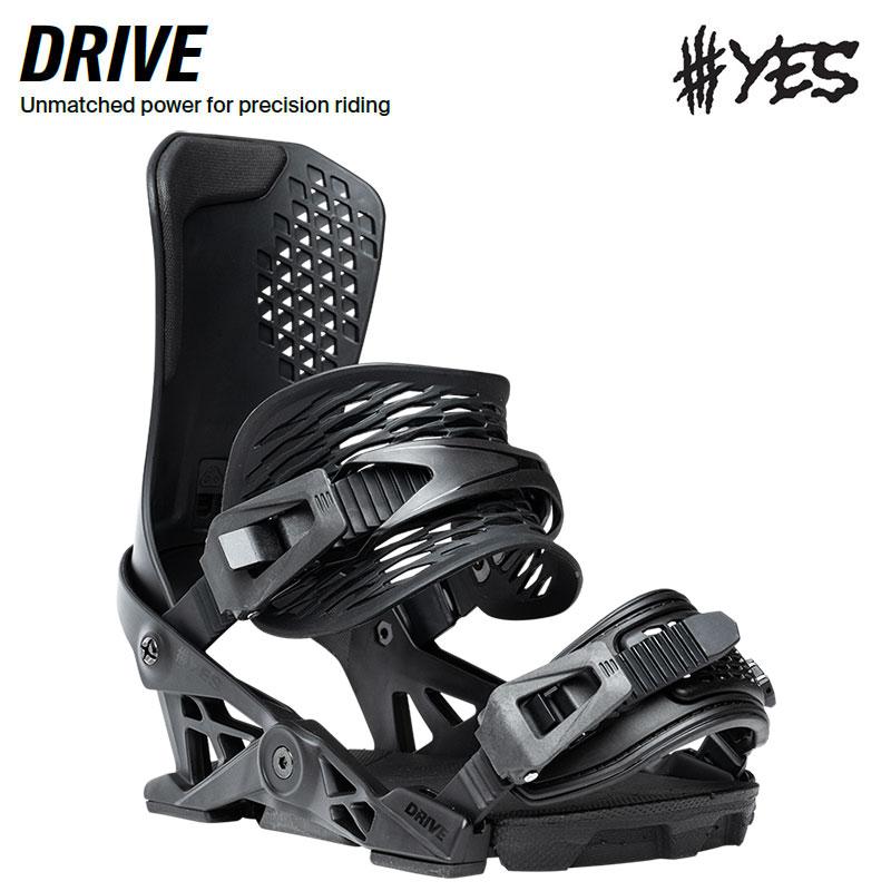 YES 25-26 スノーボード ビンディング YES DRIVE BLACK イエス