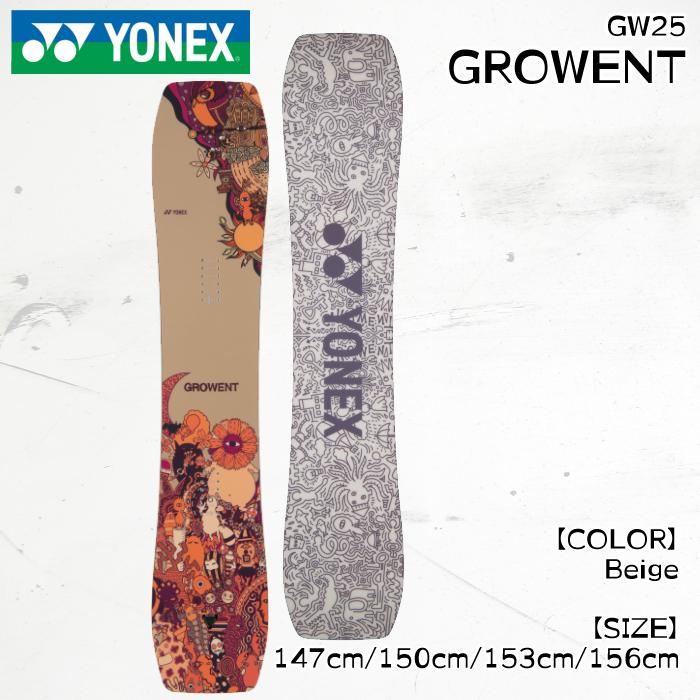 YONEX 予約 25-26 ヨネックス グローエント スノーボード 板