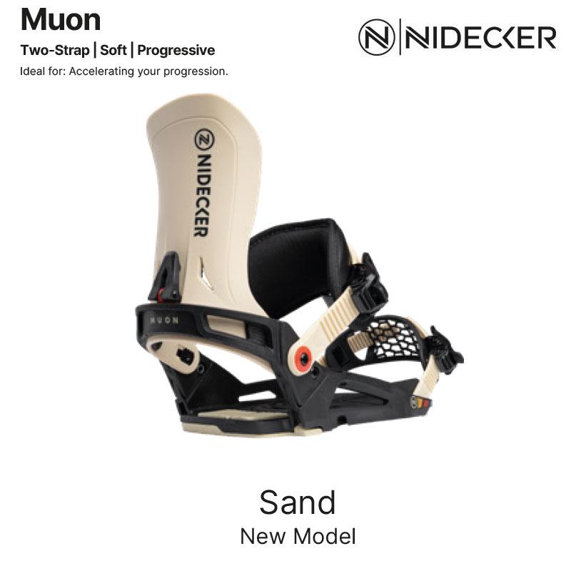 NIDECKER（ナイデッカー） 25-26 スノーボード ビンディング MUON SAND