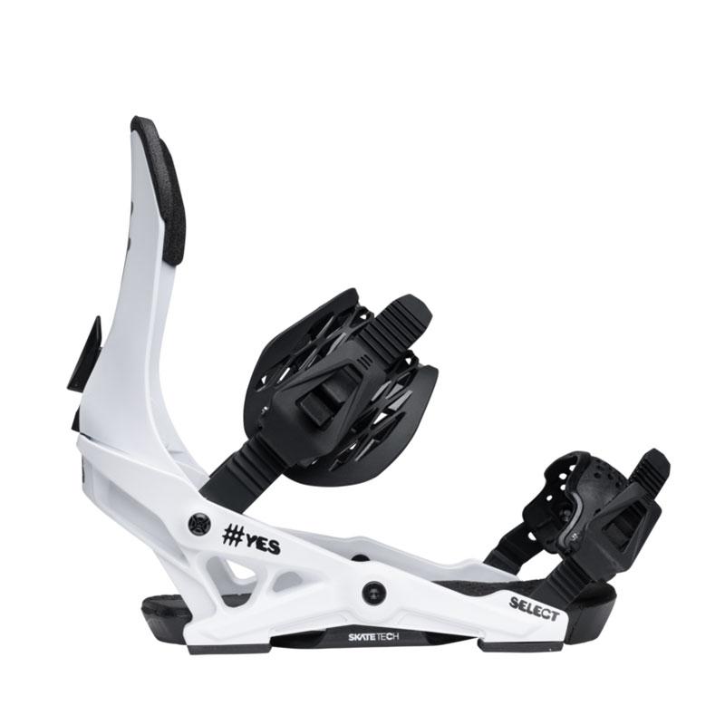YES 予約 25-26 スノーボード ビンディング SELECT WHITE イエス