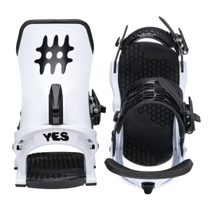 YES 25-26 スノーボード ビンディング YES SELECT WHITE イエス