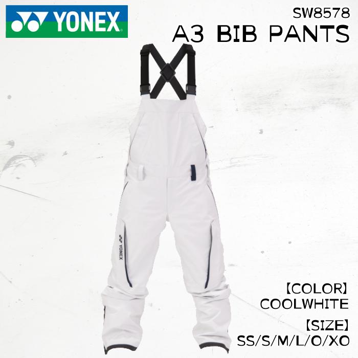 スノーボード YONEX A3 BIBPANTS S YONEX 予約 25-26 ヨネックス エースリー ビブ パンツ