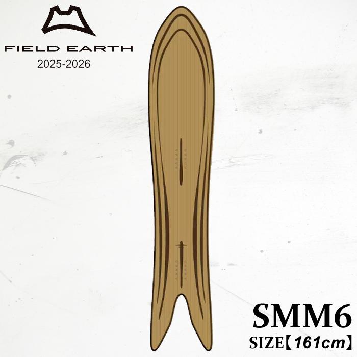 フィールドアース エスエムエム6 25-26 FIELD EARTH SMM6 BEIGE BAMBOO