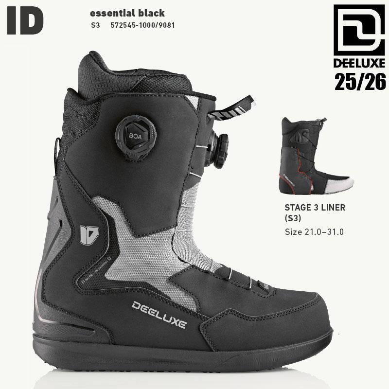スノーボード 25-26 DEELUXE TEAM ID S3 ESSENTIAL BLACK スノーボード 25-26 DEELUXE TEAM ID S3 ESSENTIAL BLACK 楽天市場】25