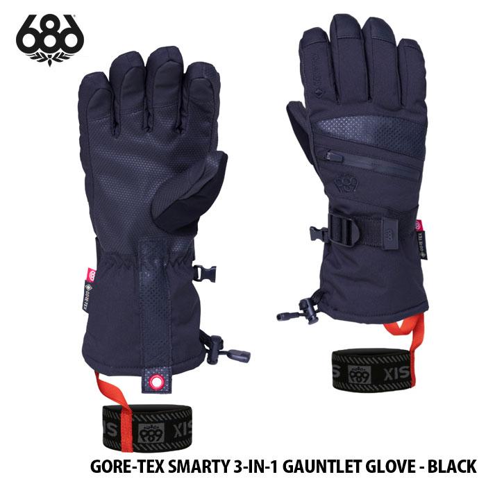 スノーボード グローブ 手袋 5本指 23-24 レディース ゴアテックス 686 シックスエイトシックス GORE-TEX SMARTY 3-IN-1 GAUNTLET GLOVE 日本正規品｜boomsports-ec｜02