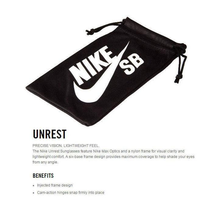 Nike SB NIKE ナイキ エスビー サングラス FLATSPOT MATTE GREY