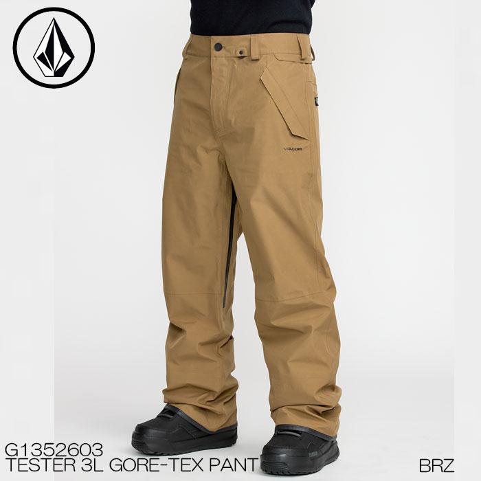 VOLCOM（ボルコム） スノーウェア パンツ VOLCOM TESTER 3L GORE-TEX