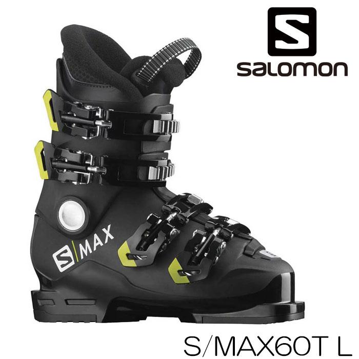 スキーブーツ キッズ サロモン SALOMON 至上 ショッピング S MAX 60L T ジュニア Black Acid スキー靴 こども用 日本正規品 Green