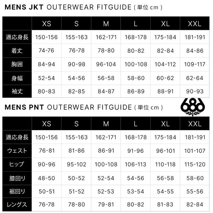 686 Levi's スノーボードウェア　Lサイズ表記 686（シックスエイトシックス） 処分セール ウェア ビブパンツ 24-25