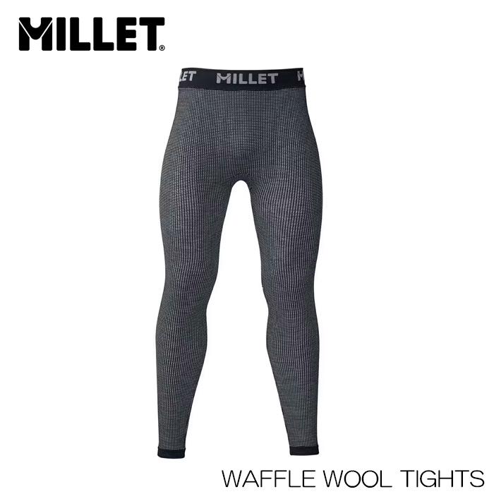 ミレー]フリース WAFFLE WOOL 購入 TIGHTS M メンズ XSサイズ MILLET