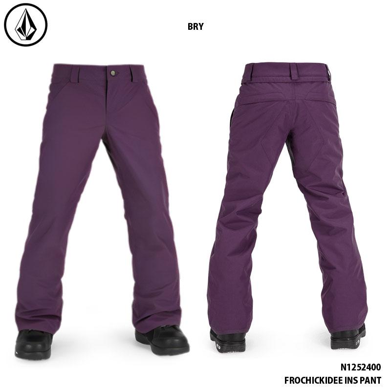 ボルコム ウェア パンツ 23-24 VOLCOM FROCHICKIDEE INS PANT N1252400 フロッキー ジュニア キッズ 子供用 スキー スノボ パンツ日本正規品｜boomsports-ec｜03