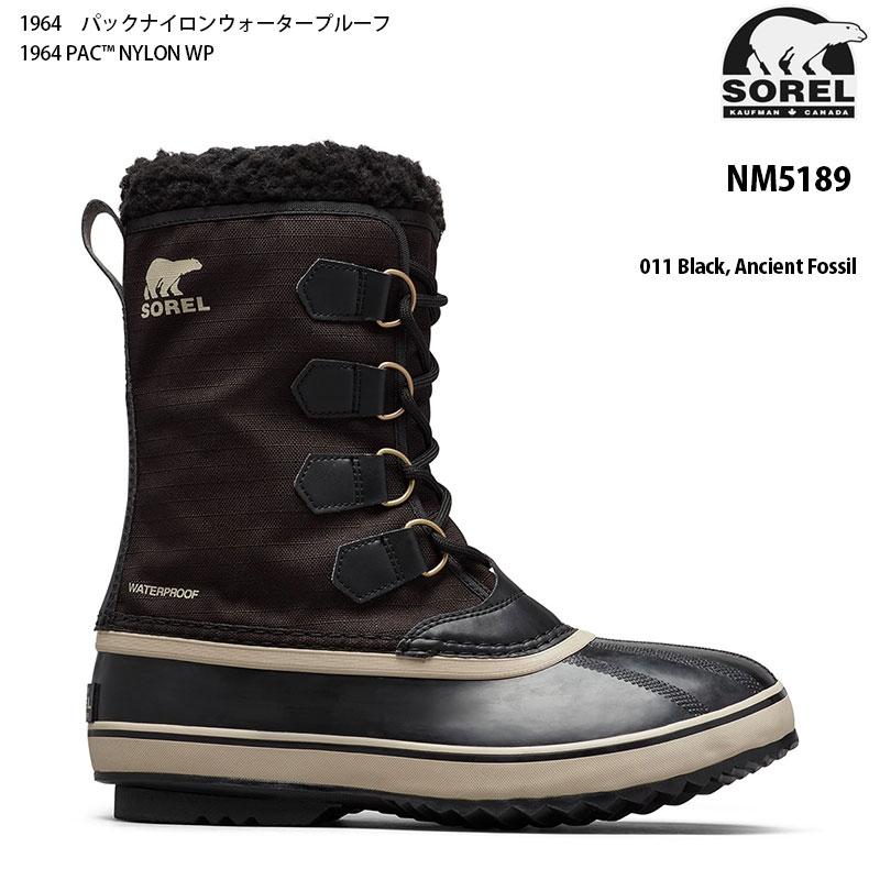 ＳＯＲＥＬ 1964　パックナイロンＷＰ シューズ ブーツ NM5189 011 SOREL（ソレル） メンズ 1964 パックナイロン ウォータープルーフ