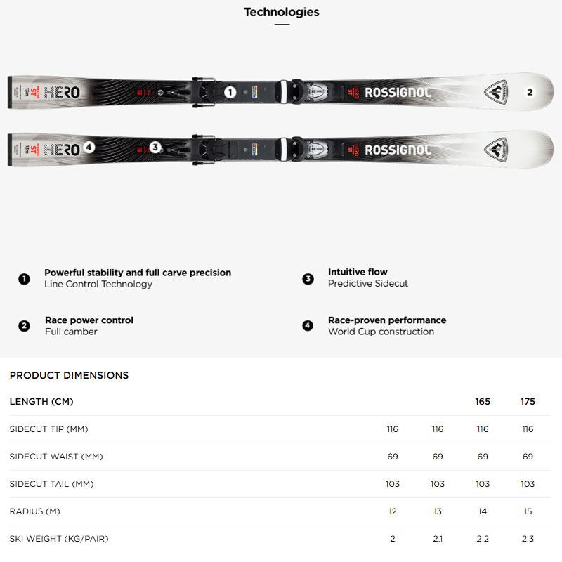 ROSSIGNOL（ロシニョール） 165cmのみ 予約 26-27 スキー板 セット