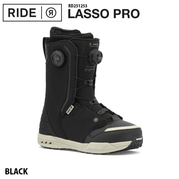 25-26 Ride Lasso Pro スノーボードブーツ RIDE（ライド） 25-26 RIDE スノーボードブーツ LASSO PRO BLACK