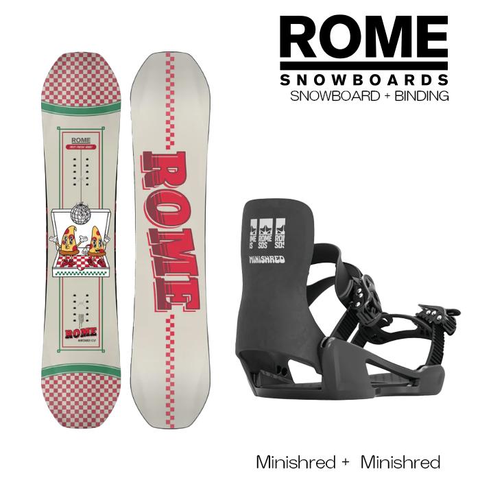 ROME SDS スノーボード 2点セット キッズ ローム 25 K2 ROME Minishred 