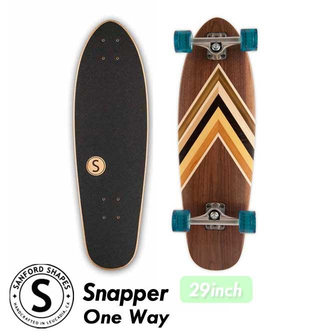 スケボー Sanford Shapes サンフォードシェイプス Snapper One Way 29