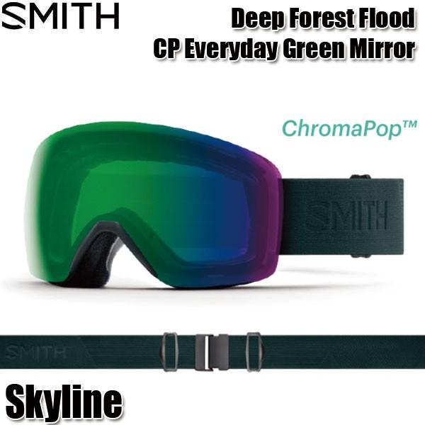 ゴーグル スミス スカイライン アジアンフィット SMITH Skyline Deep Forest Flood スノーボード スキー ゴーグル  型落ち アウトレット 日本正規品 :smith-skyline-deep-forest:Boom Sports EC店 - 通販 - 