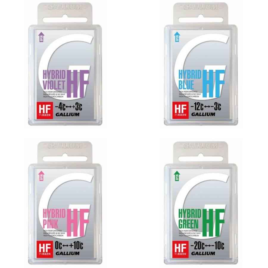 ガリウムHFワックス GALLIUM（ガリウム） HF 滑走WAX GALLIUM HYBRID HF 50g スキー