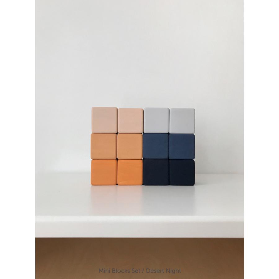 【知育木製玩具】※条件付き送料無料　Mini Blocks Set / Desert Night |  | 01