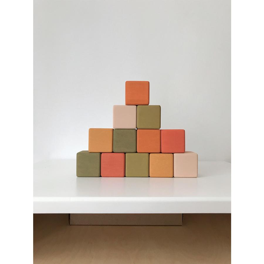 【知育木製玩具】※条件付き送料無料　Mini Blocks Set / Flower Meadow | 