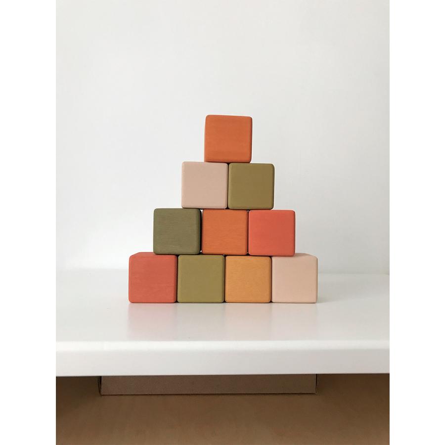 【知育木製玩具】※条件付き送料無料　Mini Blocks Set / Flower Meadow |  | 01