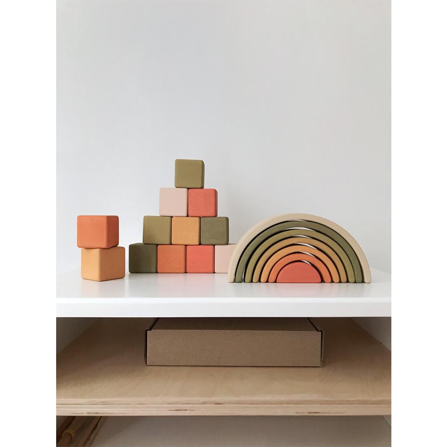 【知育木製玩具】※条件付き送料無料　Mini Blocks Set / Flower Meadow |  | 02