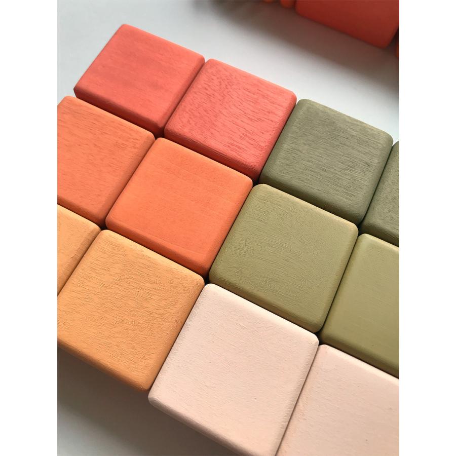 【知育木製玩具】※条件付き送料無料　Mini Blocks Set / Flower Meadow |  | 04