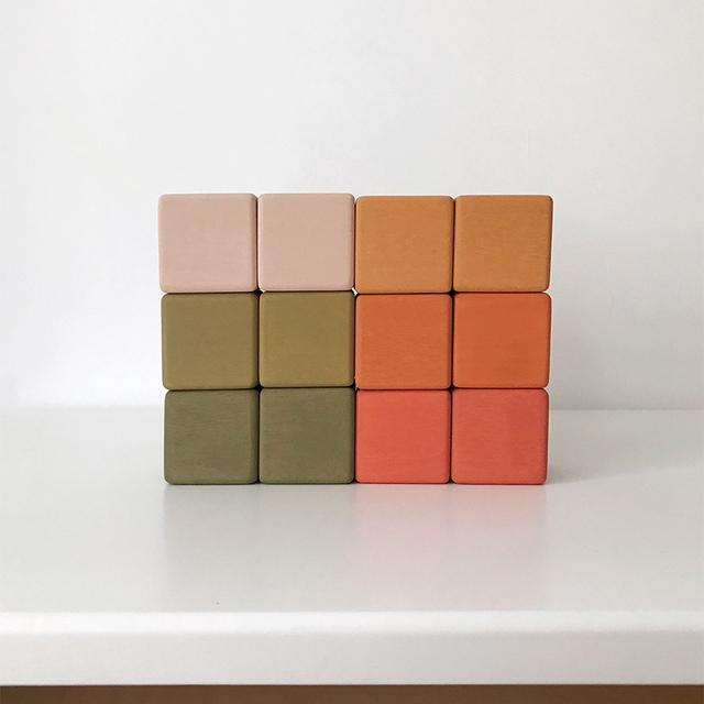 【知育木製玩具】※条件付き送料無料　Mini Blocks Set / Flower Meadow |  | 05
