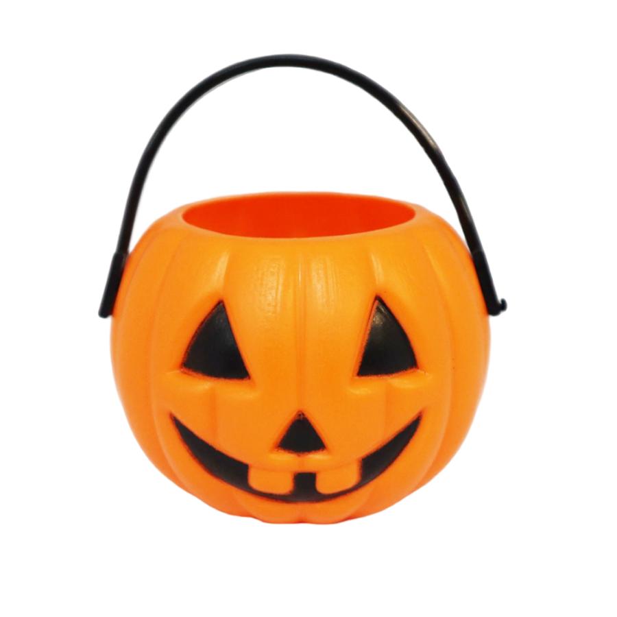 1個）パンプキンバケツ 直径約7cm ハロウィンバスケット かぼちゃ