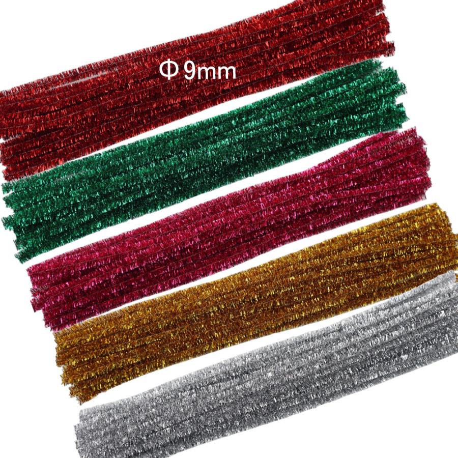 ラメモール 【単色20本入り】【直径：3mm】カラーモール 手芸モール 【工作・飾り・造形材料】 : BOON SQUARE 陽気な広場 ...