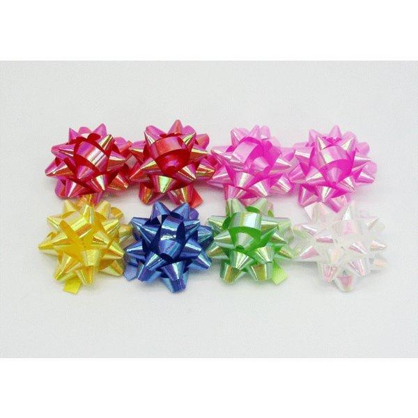 ギフトフラワーリボンセット M 花径約45mm リボン幅約8mm 8個入