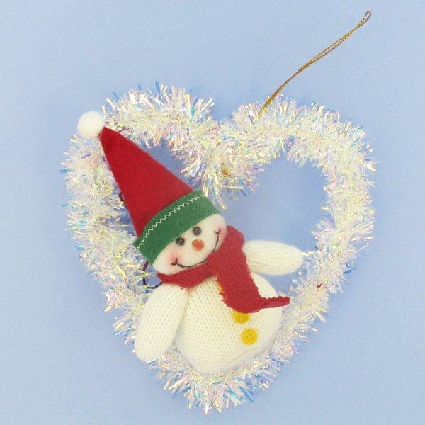 即日発送✨新品未使用✨クリスマス☆ハート型リース✨ リース【モールリース】【ハート型】直径約：15cm【カラー