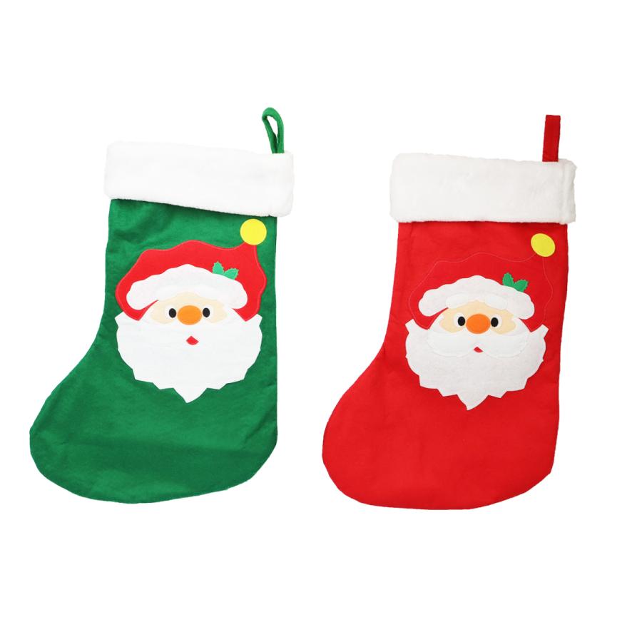もにまるず　クリスマスブーツ　2個セット サンタフェルトソックス【カラー：2色】【クリスマスブーツ