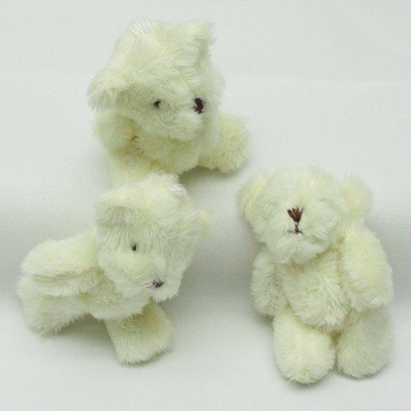 ミニくま.くま.クマ.ぬいぐるみパーツ【モコモコくまA-type】約6cm