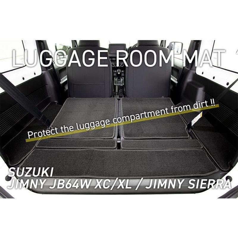 ジムニー ジムニーシエラ ラゲッジ ルーム マット 7枚セット トランク 新型 JB64W JB74W スズキ JIMNY SIERRA パ - 5