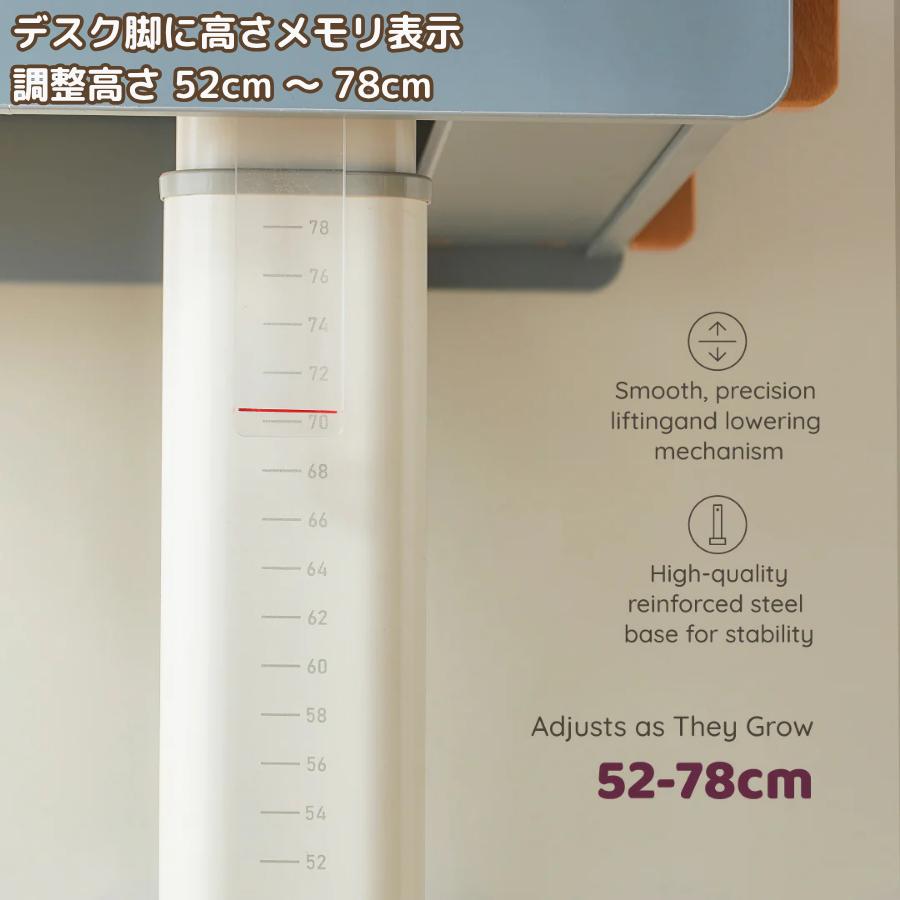 【特価17000円OFF】Boori エルゴノミック 昇降デスク L 無段階 高さ調整可能 2年保証 デスク幅118cm 木製デスク 学習机 簡単組立 学習デスク ブーリ BK-ERDE |  | 09