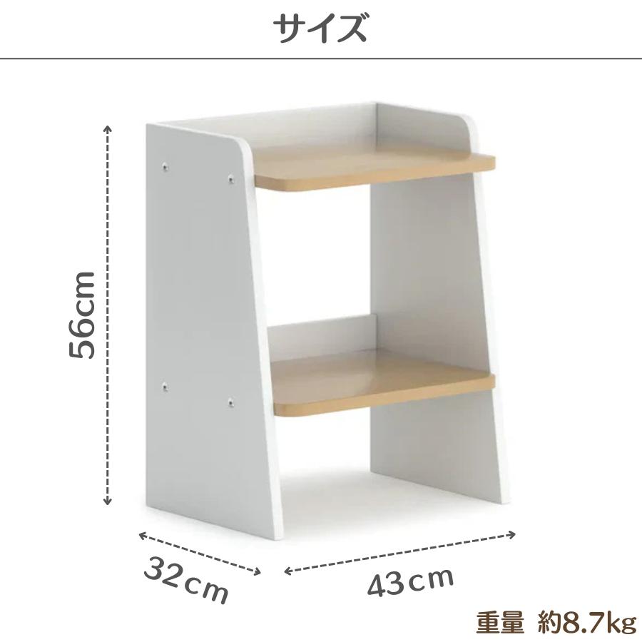 Boori 木製 ベッドサイド テーブル 収納 本棚 2年保証 コンパクト テーブル 収納棚 ミニ本棚 テーブル スリム 小物収納 インテリア 子供部屋 ブーリ BK-NEBS |  | 10
