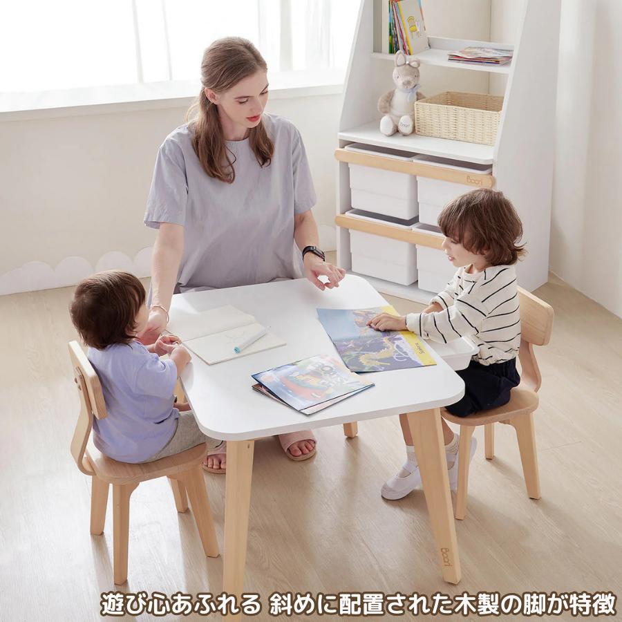 【特価3090円OFF】Boori ティディ 木製 テーブル【1年保証】2歳〜10歳頃まで使える 幼児 子供 長方形 テーブル ローテーブル ミニテーブル 2人掛け BK-TITAV23 |  | 07