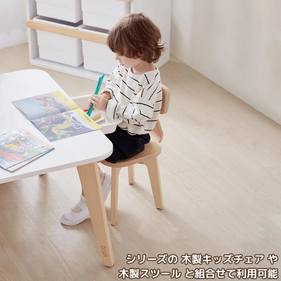 【特価3090円OFF】Boori ティディ 木製 テーブル【1年保証】2歳〜10歳頃まで使える 幼児 子供 長方形 テーブル ローテーブル ミニテーブル 2人掛け BK-TITAV23 |  | 10