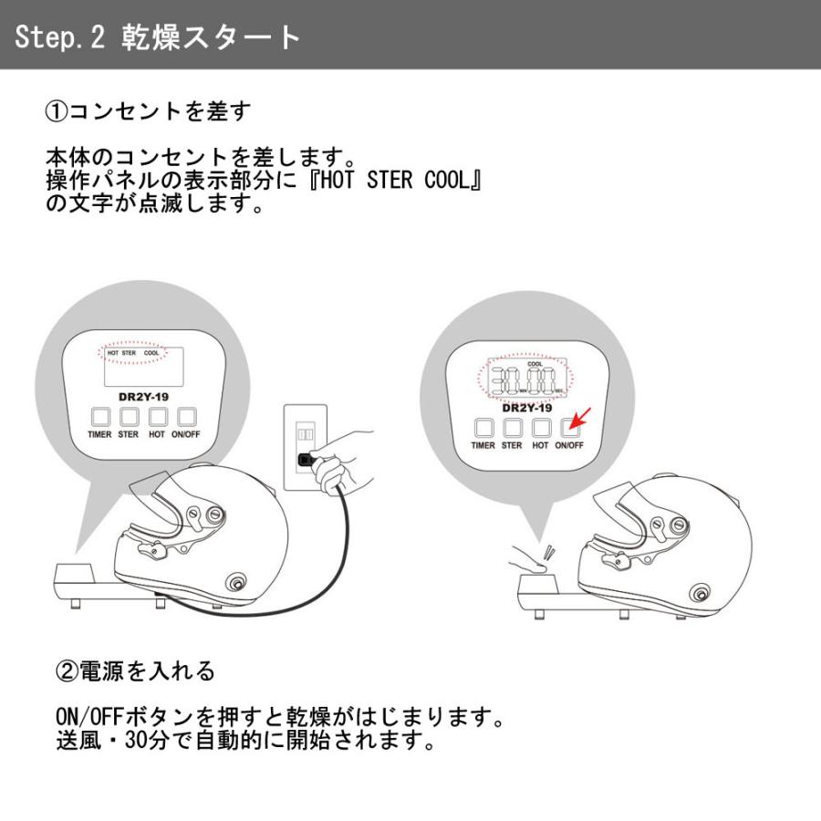Ｄｒ．Ｄｒｙ（ドクタードライ） ヘルメットドライヤー ＤＲ２Ｙ−１９ |  | 03