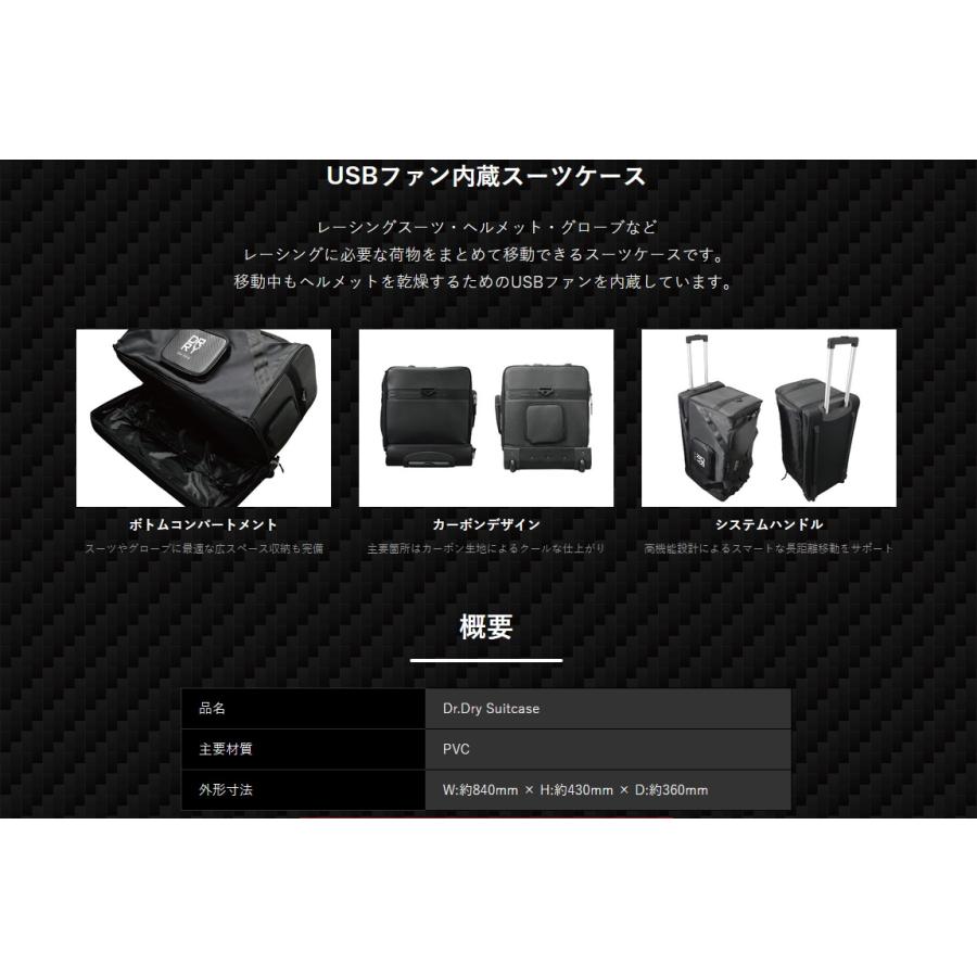 Dr.Dry(ドクタードライ) スーツケース USBファン内臓 DRYSUITCASE | Dr.Dry | 01