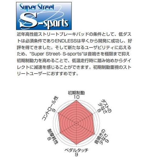 ENDLESS エンドレス ブレーキパッド SSS前後セット ホンダ 