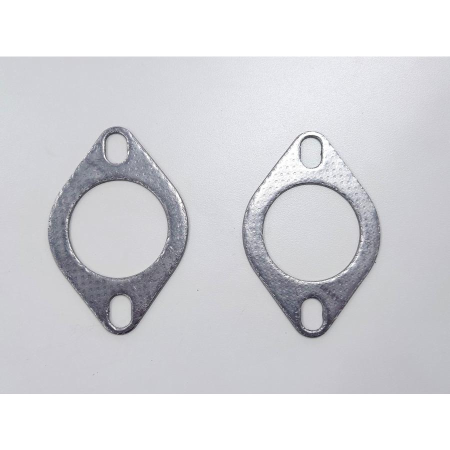 汎用マフラーガスケット 50Φ カーボンタイプ 2枚セット [メール便発送