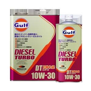 ガルフ　【Ｇｕｌｆ】 DIESEL TURBO DT 10W-30  (4リットルx6本セット) 4輪用エンジンオイル