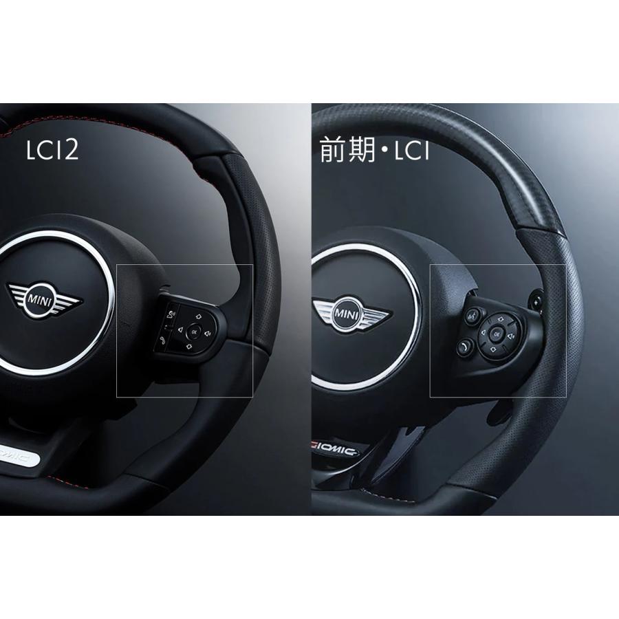 GIOMIC ジオミック スポーツ・ステアリング Dシェイプ (ブラック) MINI