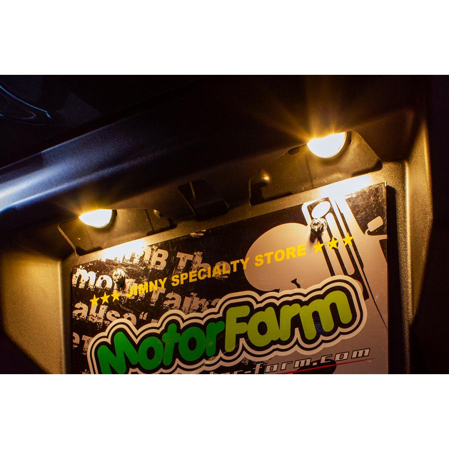 Motor Farm (モーターファーム)  ジムニー JB64/JB74 6連LEDライセンスランプ(ウォームホワイト) | Motor Farm | 01