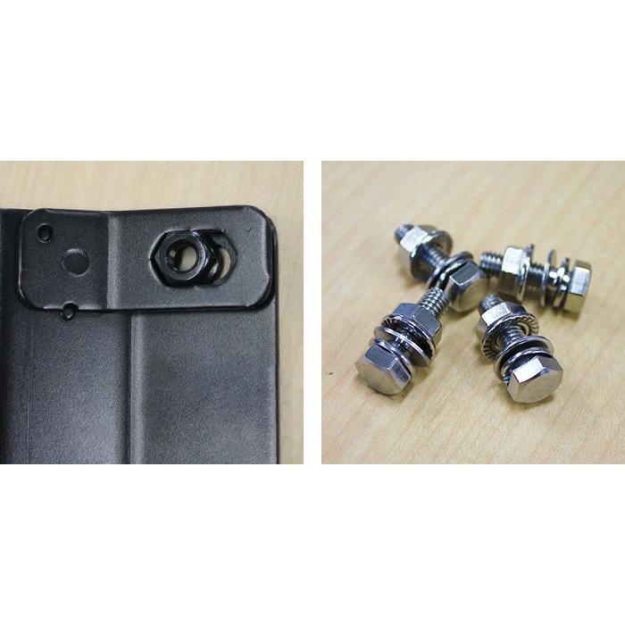 Motor Farm (モーターファーム)  ジムニー ナンバー移動取付台(ブラック) | Motor Farm | 04