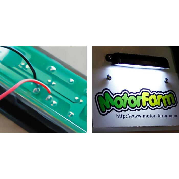 Motor Farm (モーターファーム)  ジムニー ナンバー移動取付台(ステンレス)+9連LEDナンバーライト | Motor Farm | 05