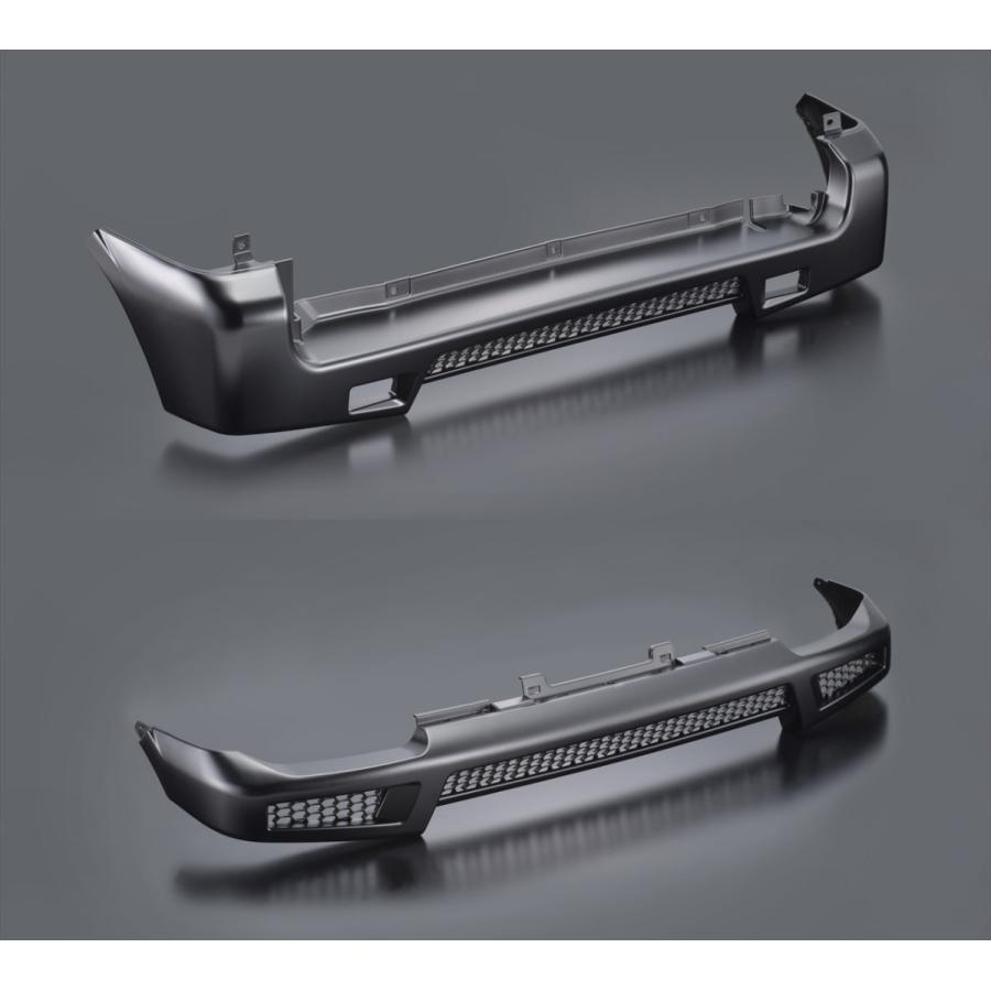 Motor Farm (モーターファーム) ジムニー JB23 ポリプロピレン(PXC)バンパー 前後セット (無塗装) | Motor Farm